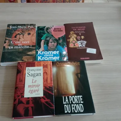 Lot de  5 livres, romans,(16)(Avery Corman ect.)